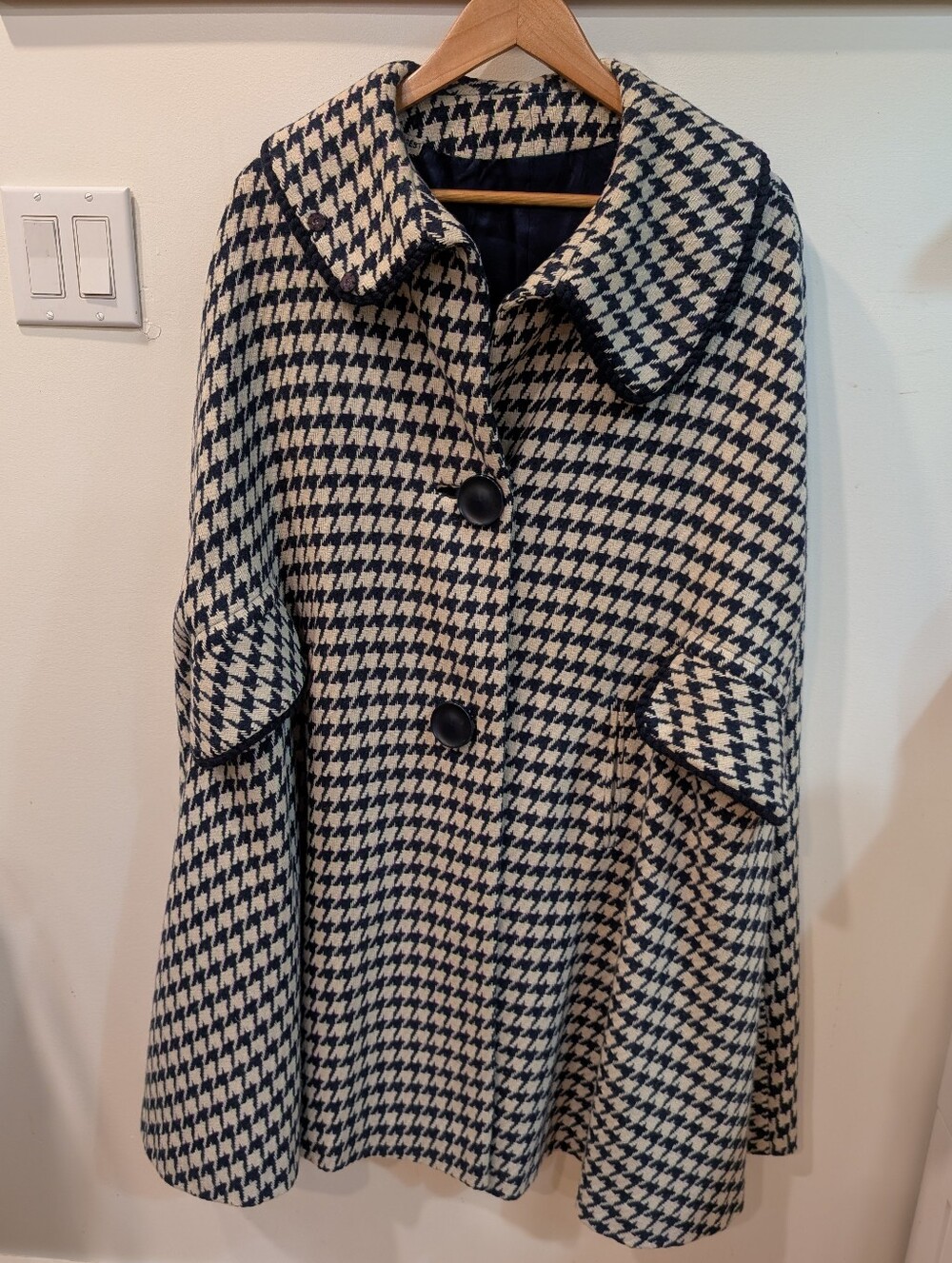 Vintage One of A Kind - Rare Find! Wool Coat